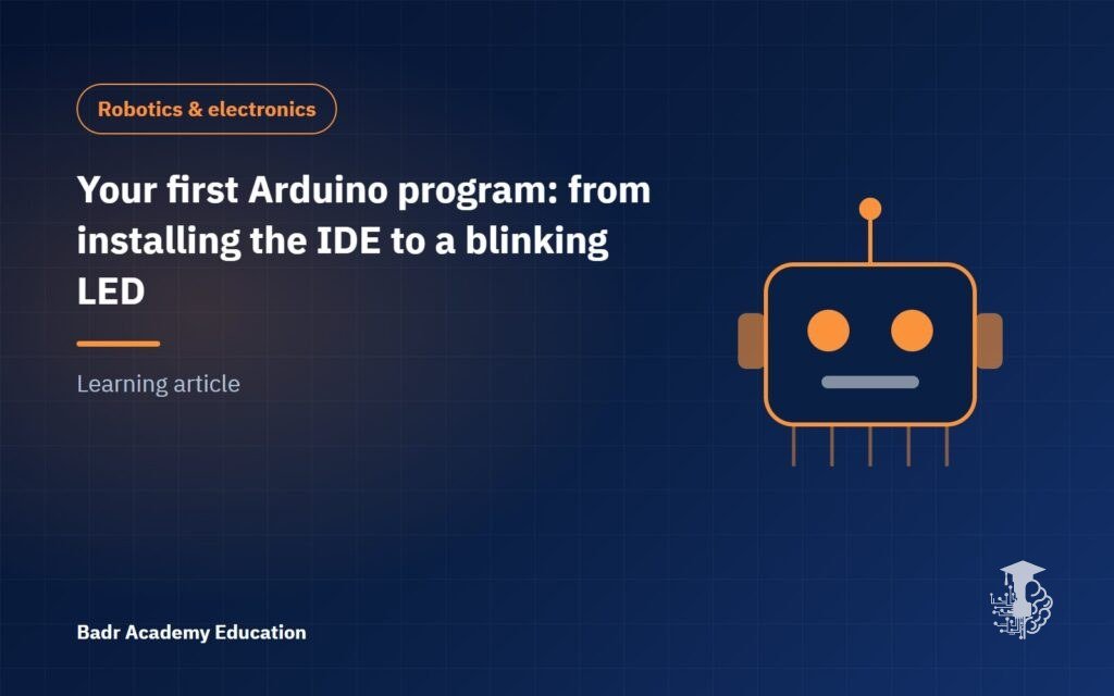 Your first Arduino program: from installing the IDE to a blinking LED